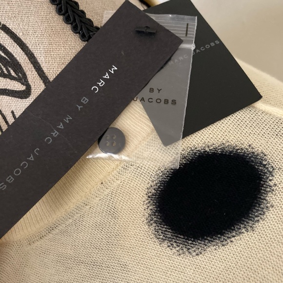 BNWT Marc by Marc Jacobs Polka Dot Cardigan Sz M - Picture 3 of 3